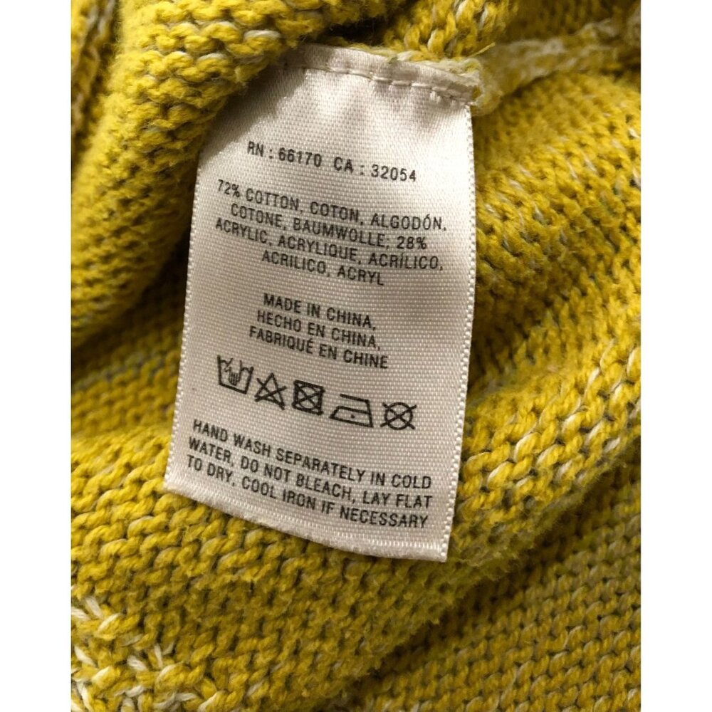 Anthropologie Sparrow Zip Up Hoodie Sweatshirt Yellow XS - Picture 4 of 6
